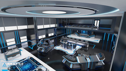 巧奪天工科技控制臺 智慧城市人工智能大數(shù)據(jù)中心 太空科技風整裝解決方案