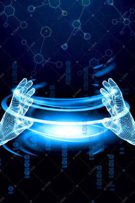 商務(wù)藍色科技之手互聯(lián)網(wǎng)時代背景