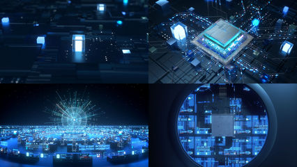 科技人工智能穿梭_C4D工程動(dòng)畫_C4D工程下載(編號(hào):6400991)_3D模型